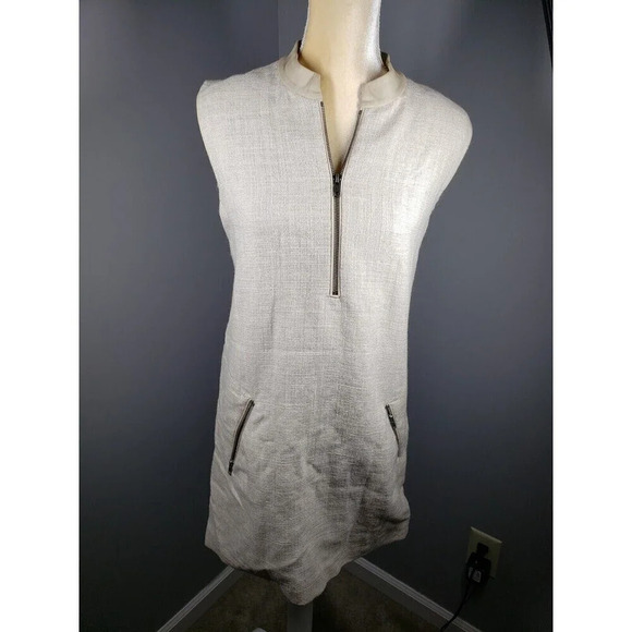 Theory Dresses & Skirts - Theory Women's Beige Sleeveless Dress Size 6